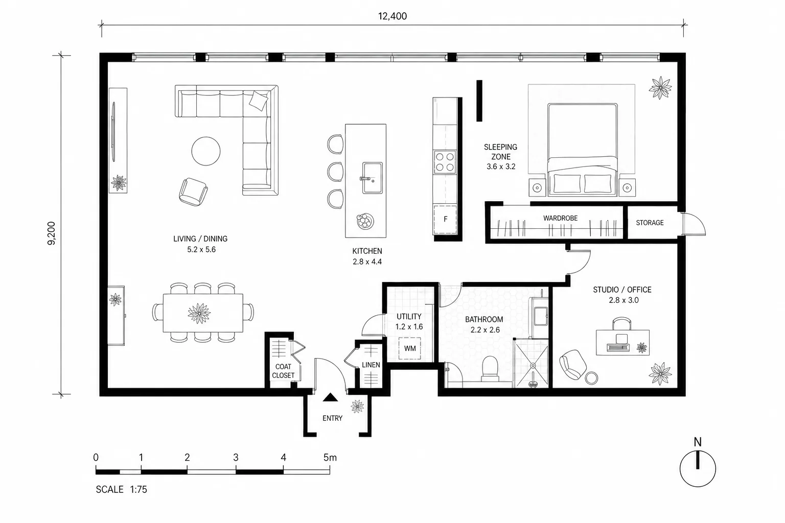 Add Enough Furniture To Understand Scale comparison