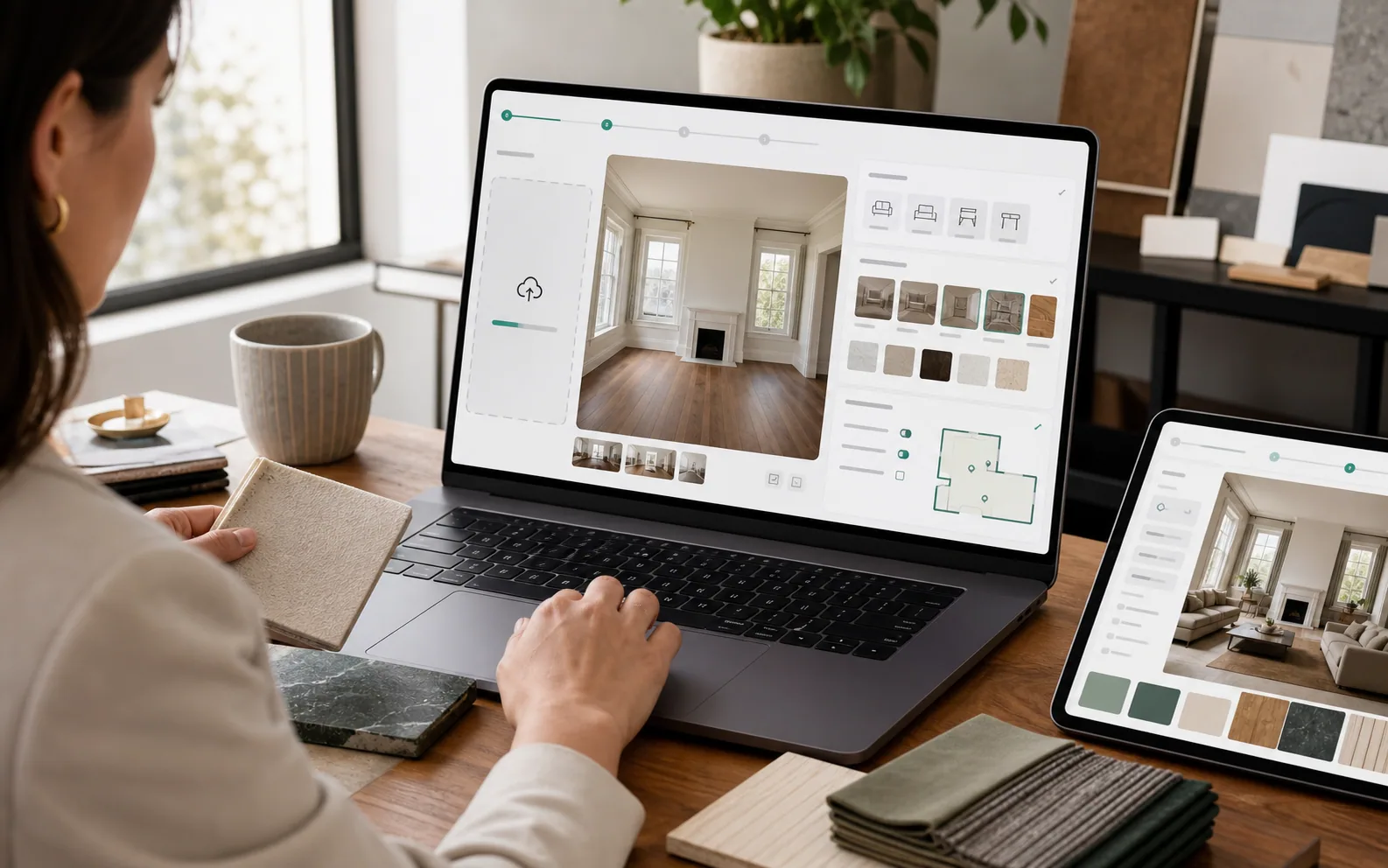 Configure AI Room Designer Goals And Constraints RoomMaker workspace view