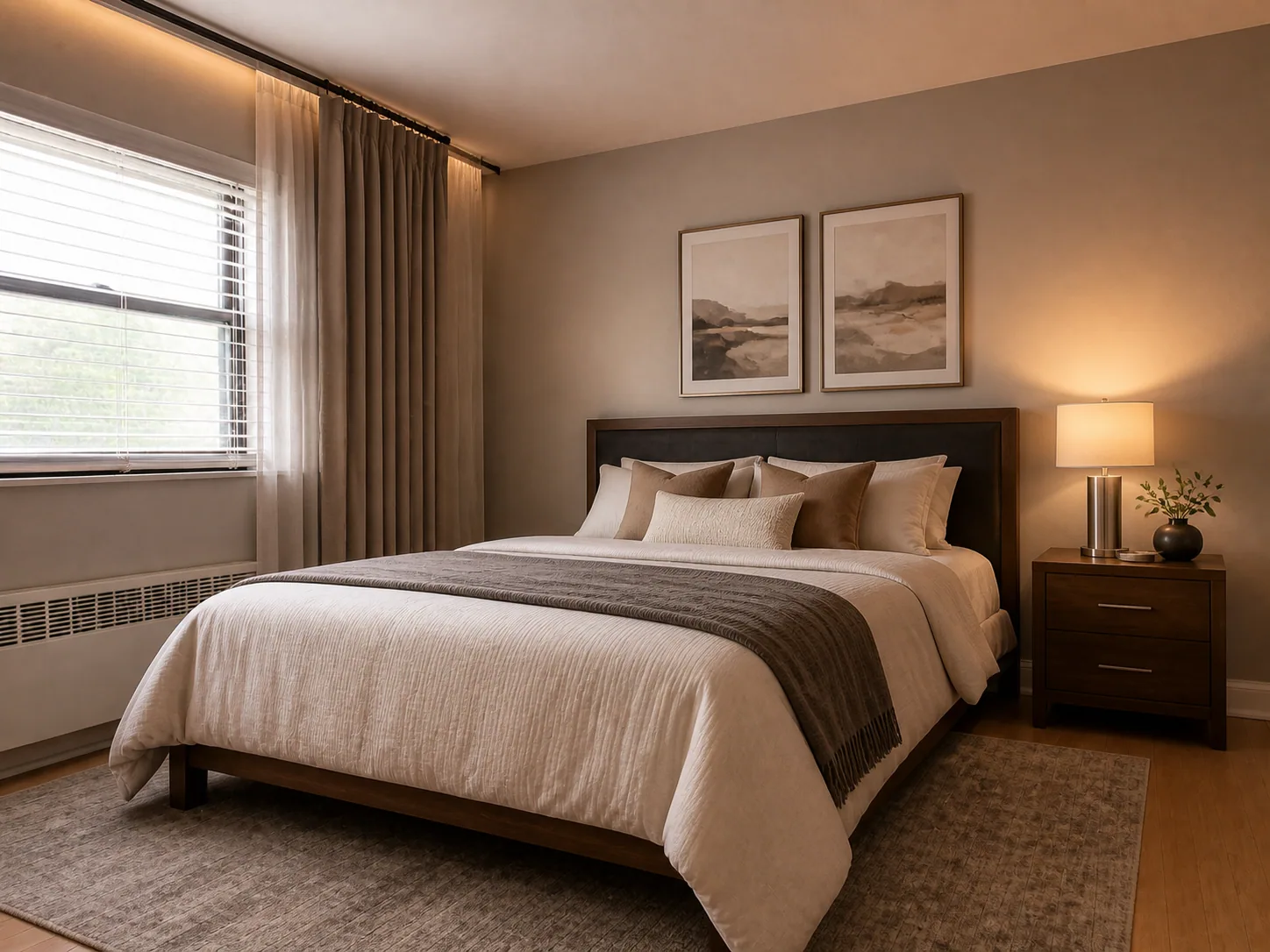 Rest-first bedroom finished concept